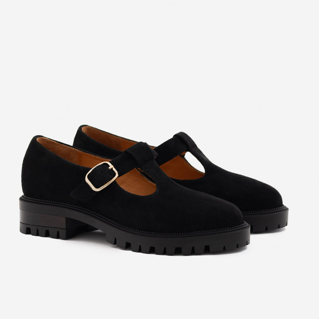 Eloise Mary Jane - Water-Repellent Suede - Women's
